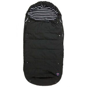 Polarn O. Pyret Black Baby Stroller Bag removable hood Bunting Bag